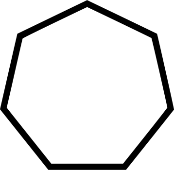 area del heptagono