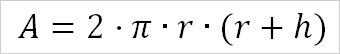 formula area cono lateral